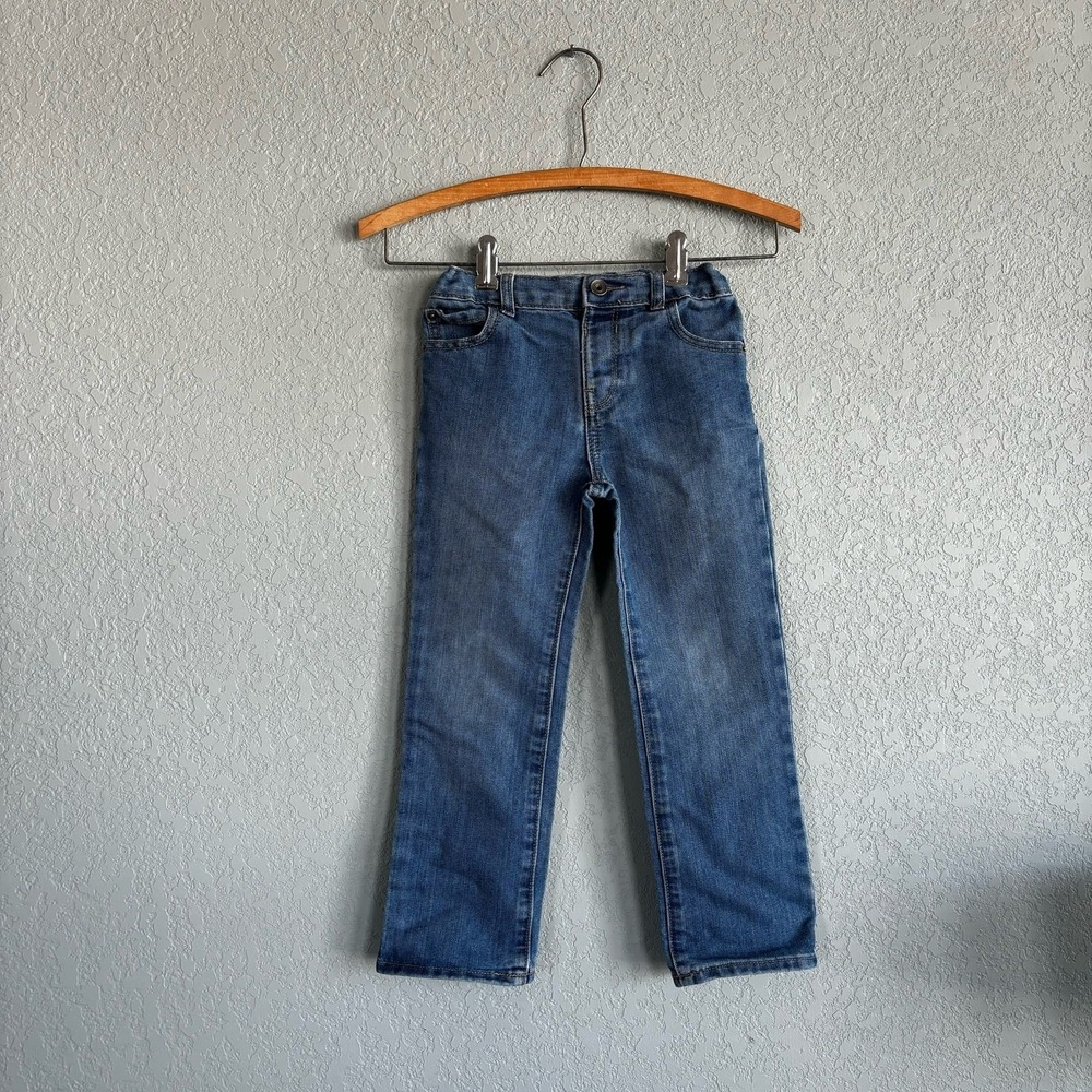 Children's Place Girls 5T Denim Jeans Pants Boot Cut Adjustable Waist